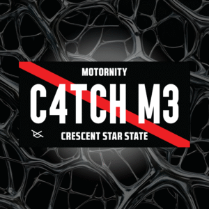 C4TCH M3 License Plate