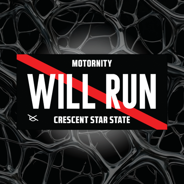 WILL RUN License Plate