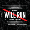 WILL RUN License Plate