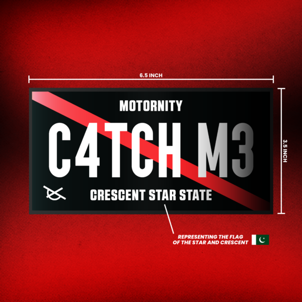 img_4893 C4TCH M3 License Plate