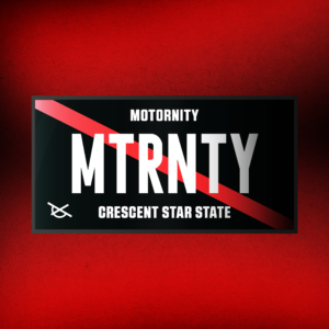 MTRNTY License Plate