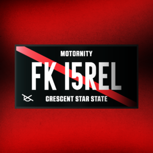 FK I5REL License Plate